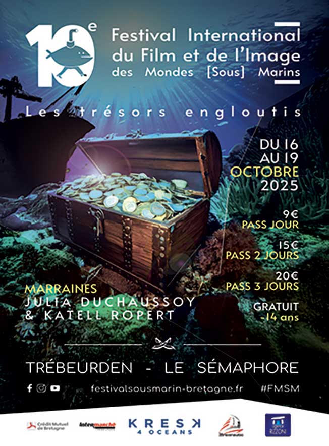 affiche de la 10ème édition des mondes sous-marins